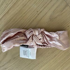 Pink the Slip Silk Twist Headband 100% silk NWOT
